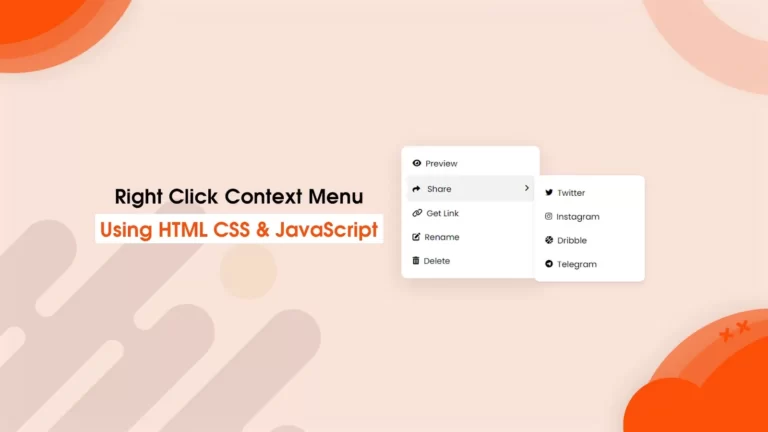 Code custom menu chuột phải